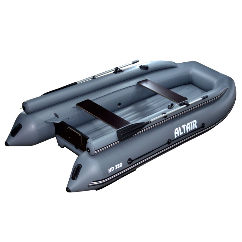 Лодка ПВХ ALTAIR HD-380 НДНД с фальшбортом Серая