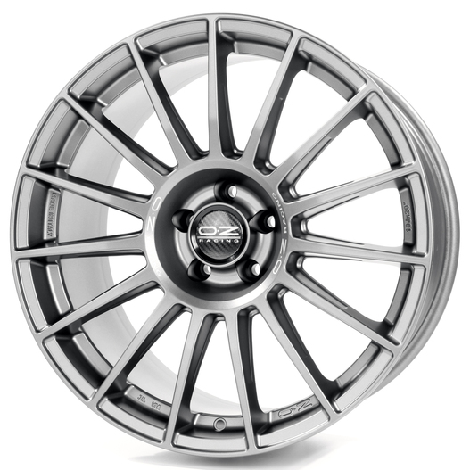 OZ Superturismo Dakar 10, 0x20 5/130 ET48 d-71, 6 Matt Graphite Silver Lettering (W0186400146)