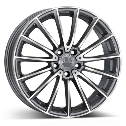 MAK Komet 7, 5х17 5/112 ET36 d-66, 6 Gun Metallic Mirror Face (F7570KMQM36WSX)
