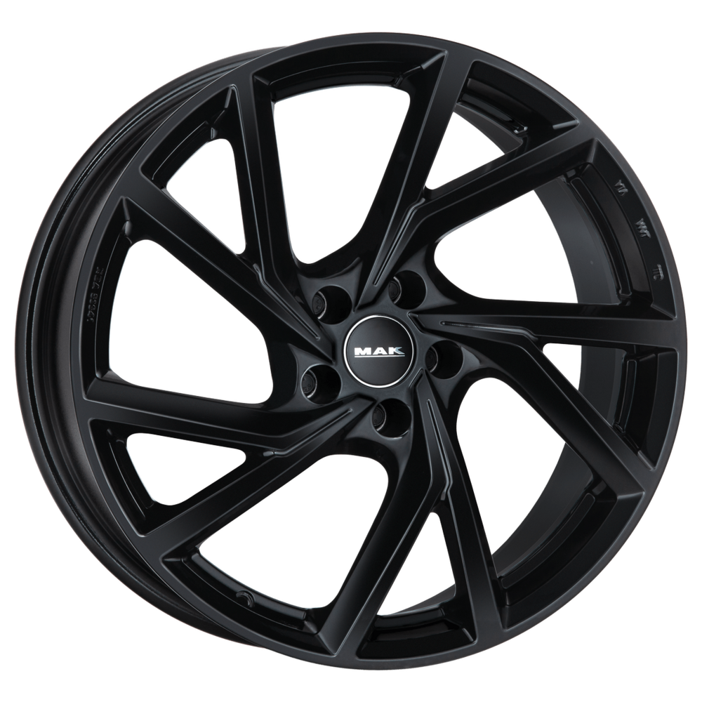 MAK Kassel 7, 5x18 5/112 ET42 d-57, 1 Gloss Black (F7580KAGB42VW2X)