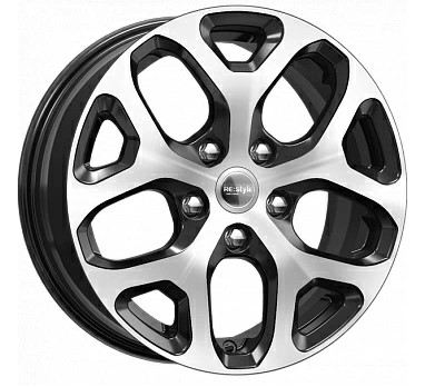 КиК КС869 (ZV 16_Corolla) 6, 5x16 5/114, 3 ET45 d-60, 1 алмаз чёрный (Арт.74771)