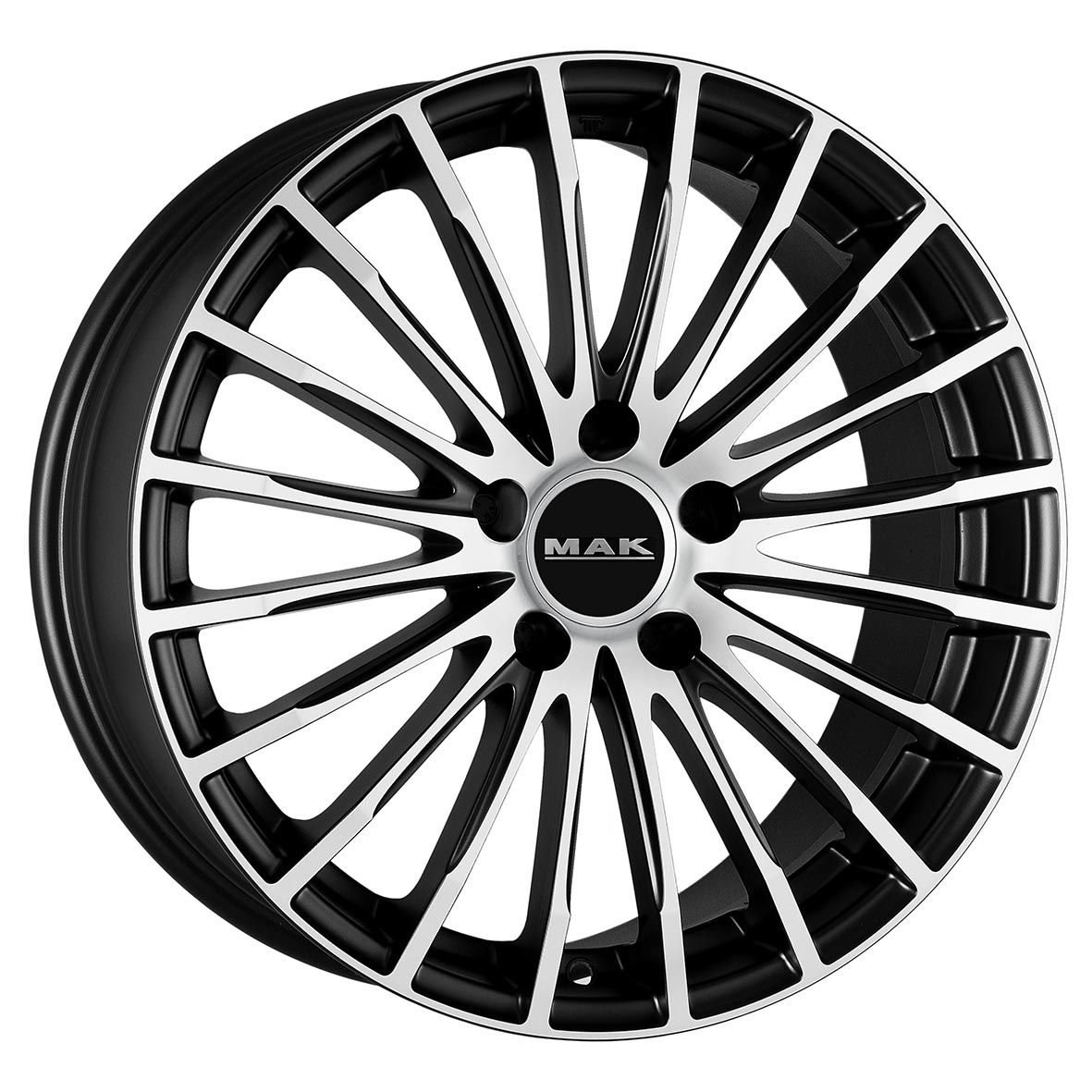 MAK Starlight 8, 0x18 5/112 ET35 d-66, 6 Ice Black (F8080FAIB35WS2X)