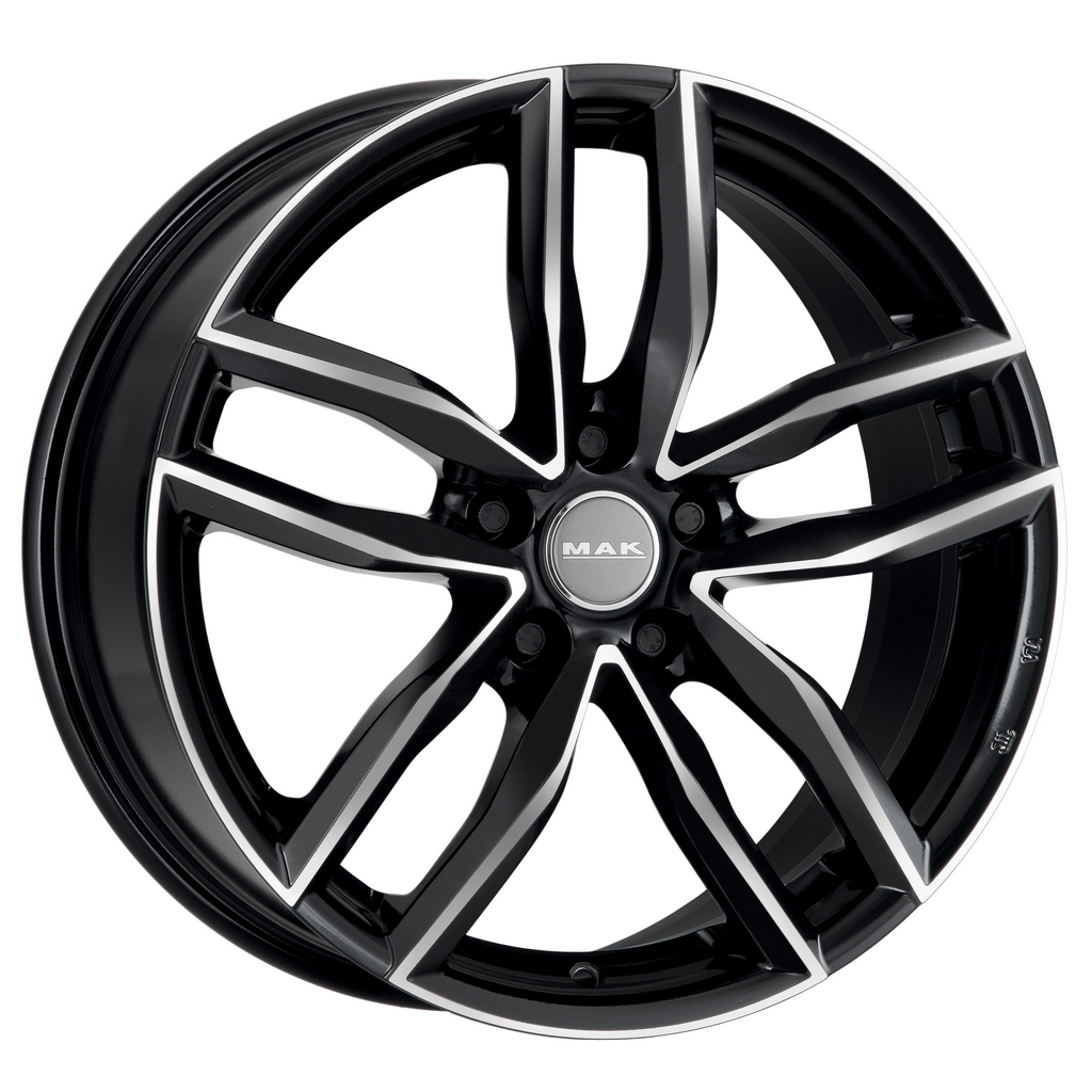 MAK Sarthe 8, 0x18 5/112 ET40 d-57, 1 Black Mirror (F8080RHBM40WE3X)