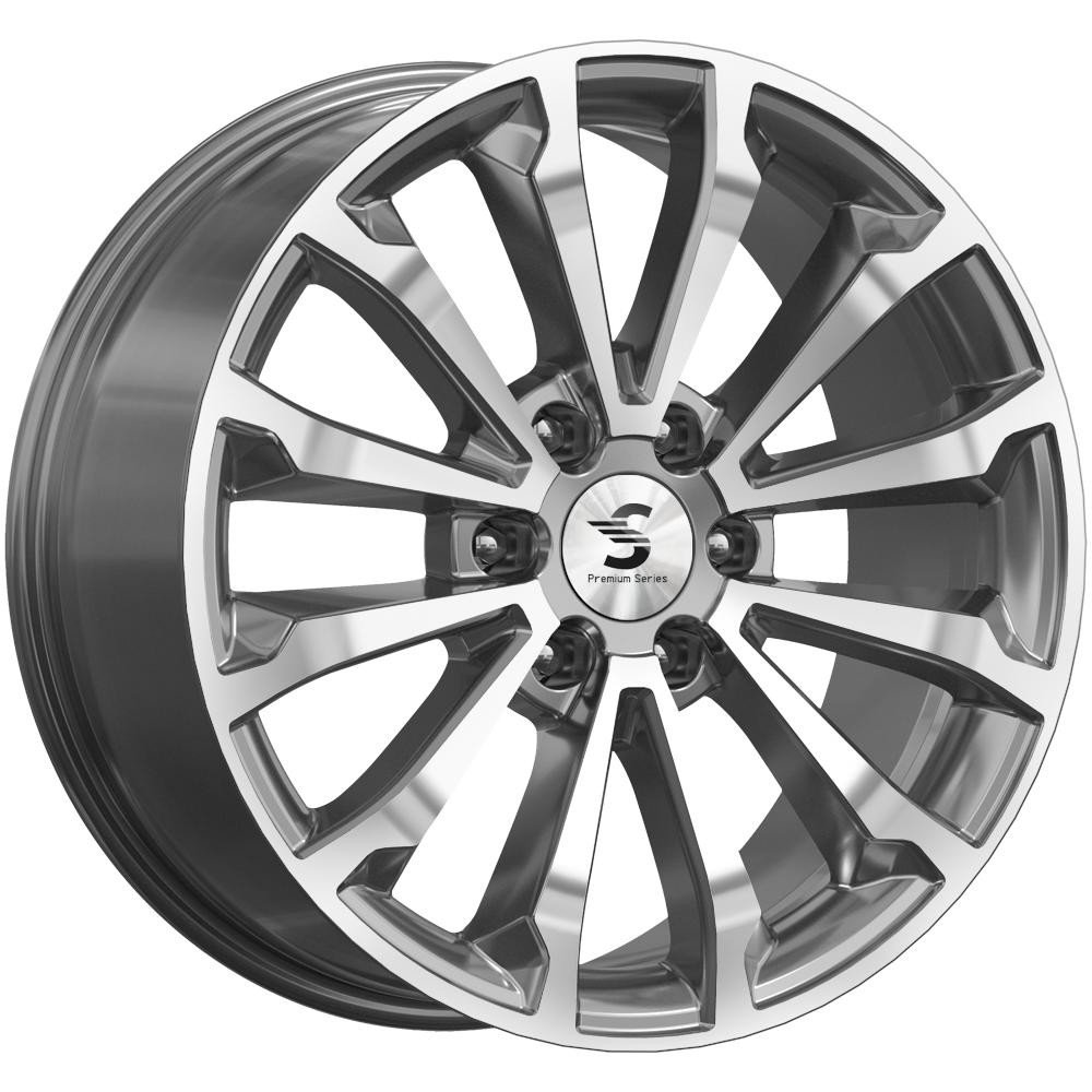 КиК КР006 (Pajero Sport) 8, 5x20 6/139, 7 ET33 d-67, 1 Diamond Gloss Graphite (Арт.78877)