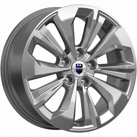 КиК Авиор (КС936) 7, 0x17 5/114, 3 ET35 d-67, 1 дарк платинум брайт (Арт.76589)