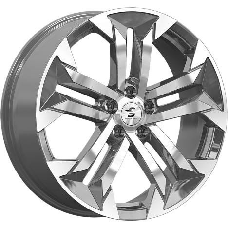 КиК КР015 (Jaecoo J7) 7, 5x19 5/108 ET47 d-60, 1 Diamond Gloss Graphite (Арт.83237)