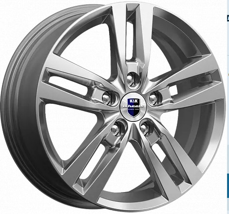 КиК Rassvet (КС868) 6, 5x16 5/105 ET38 d-56, 6 дарк платинум (Арт.77290)