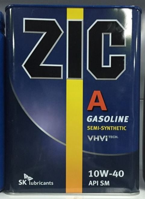 ZIC X5 10W40 4L полусинтетическое моторное масло