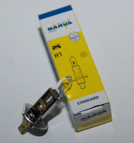 Автолампа галогеновая H1 12V-55 NARVA (48320) (1шт.)