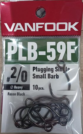 Крючки VANFOOK PLB-59F fusso black (#2/0)