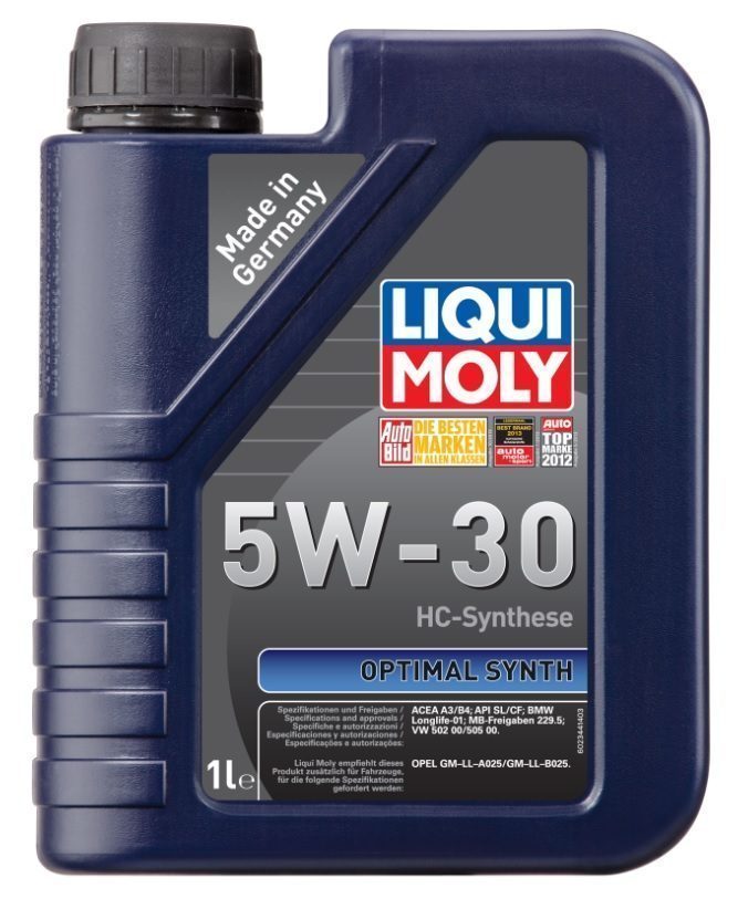 LIQUI MOLY "Optimal Synth" 5W30 1L синтетическое моторное масло 39000